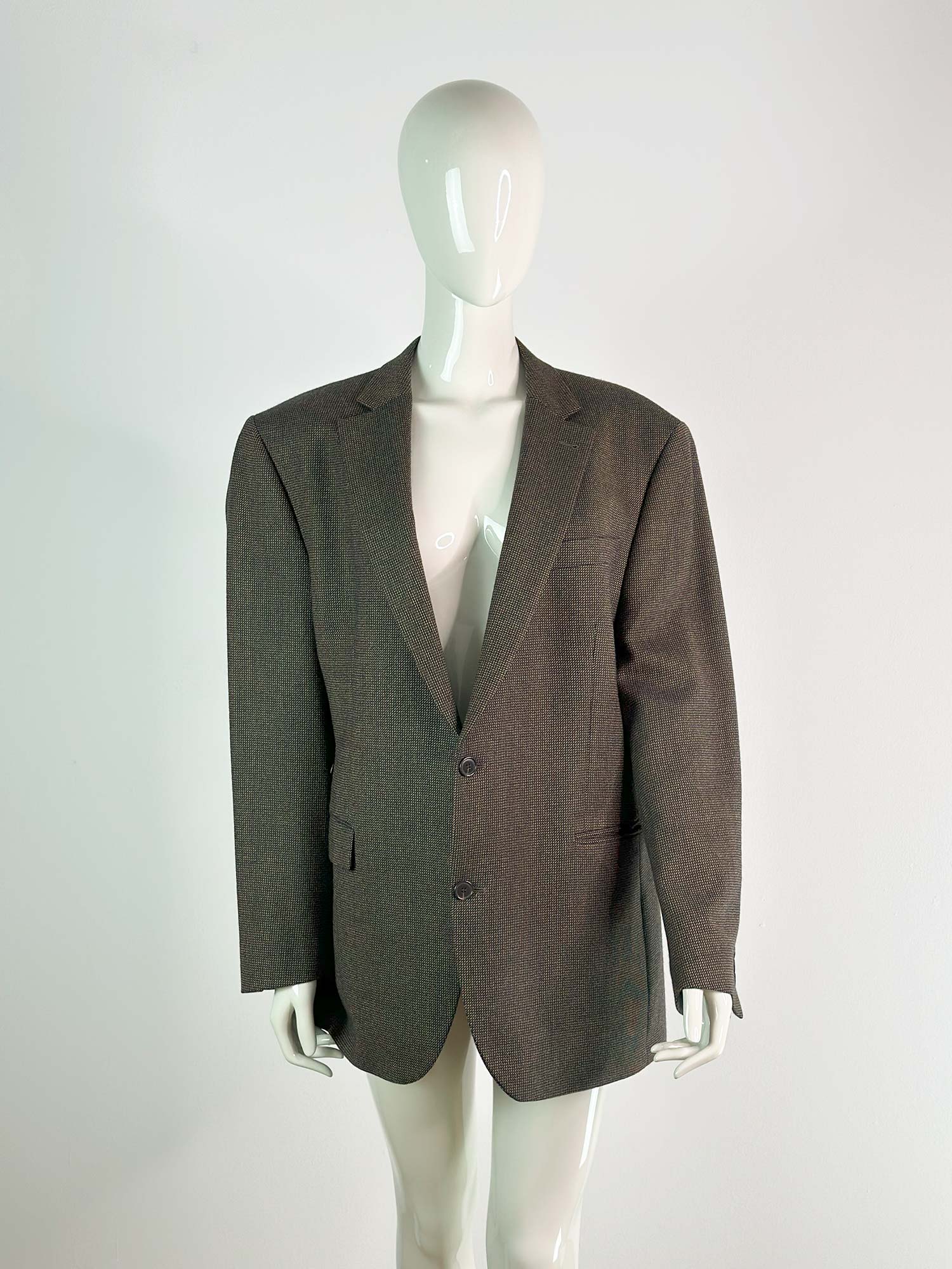OVERSIZED BLAZER BRAUN FEIN KARIERT