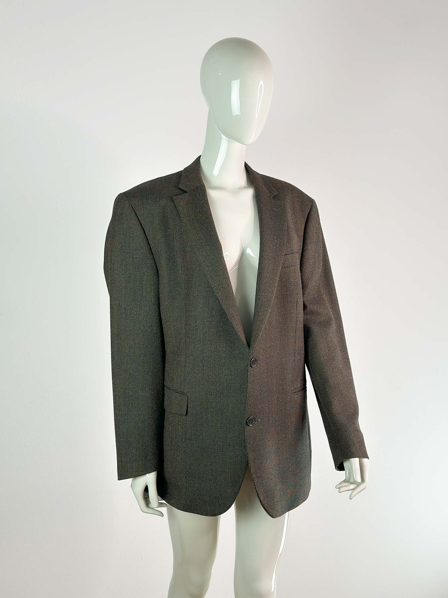 OVERSIZED BLAZER BRAUN FEIN KARIERT
