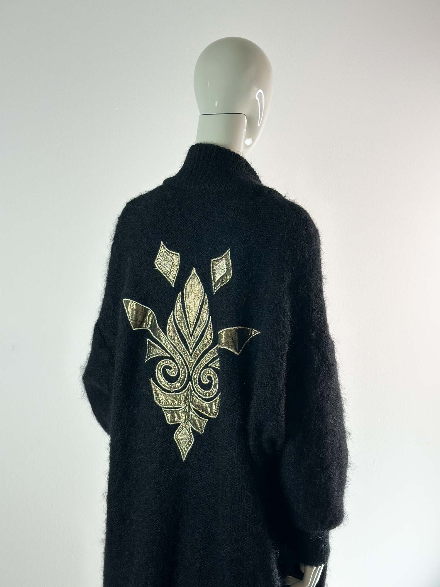 CARDIGAN SCHWARZ / GOLD