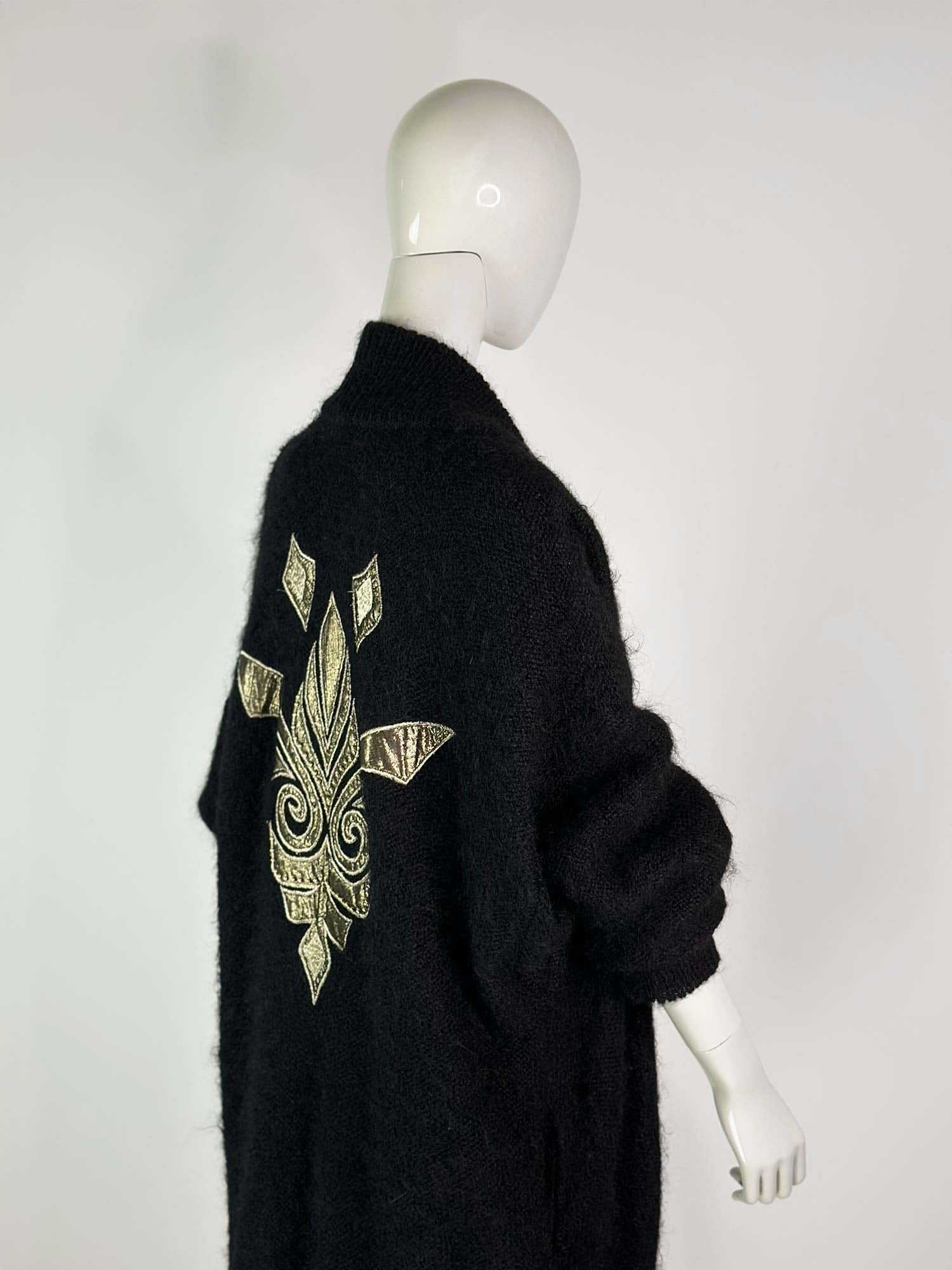 CARDIGAN SCHWARZ / GOLD