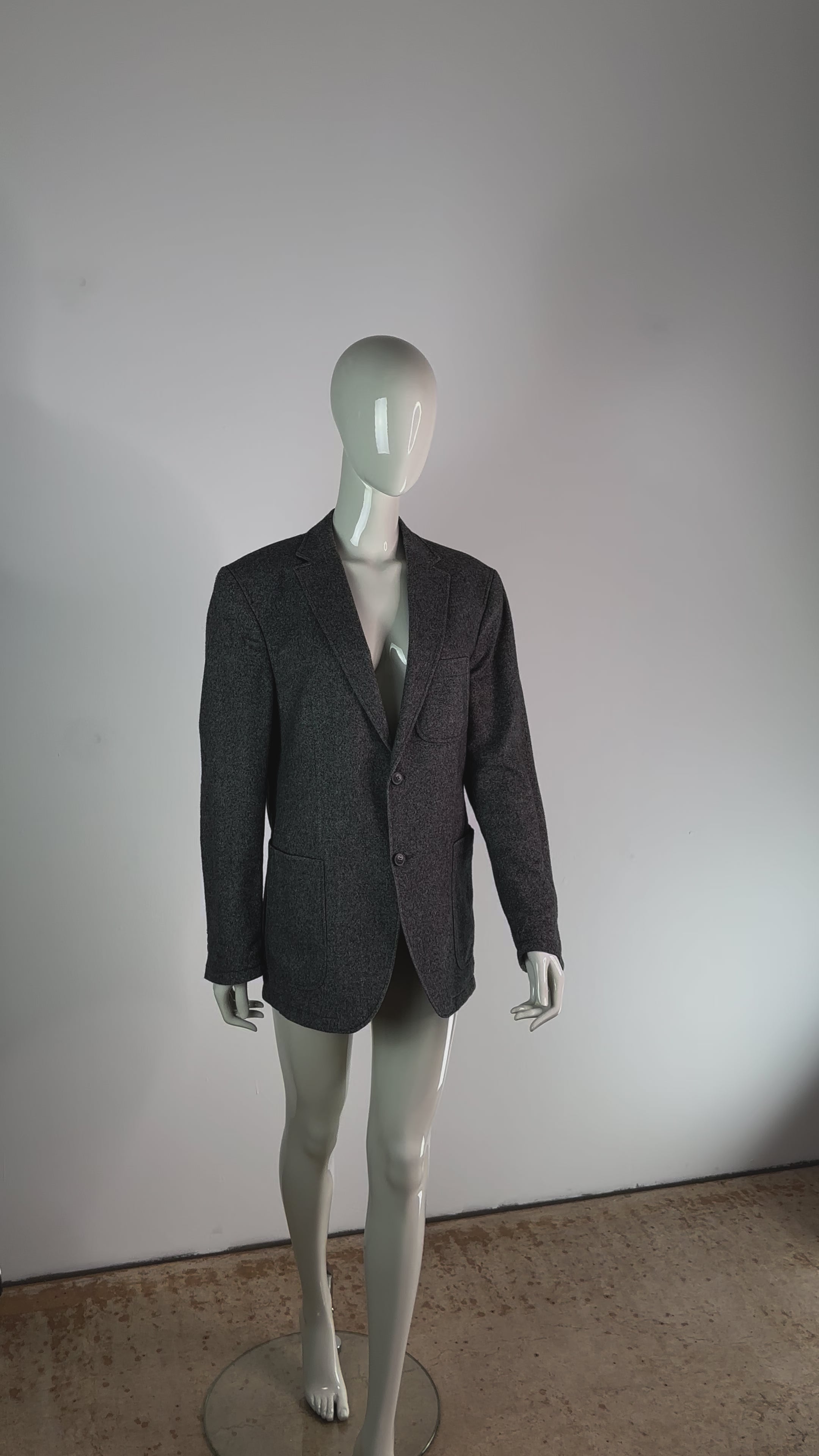 OVERSIZED BLAZER GRAU