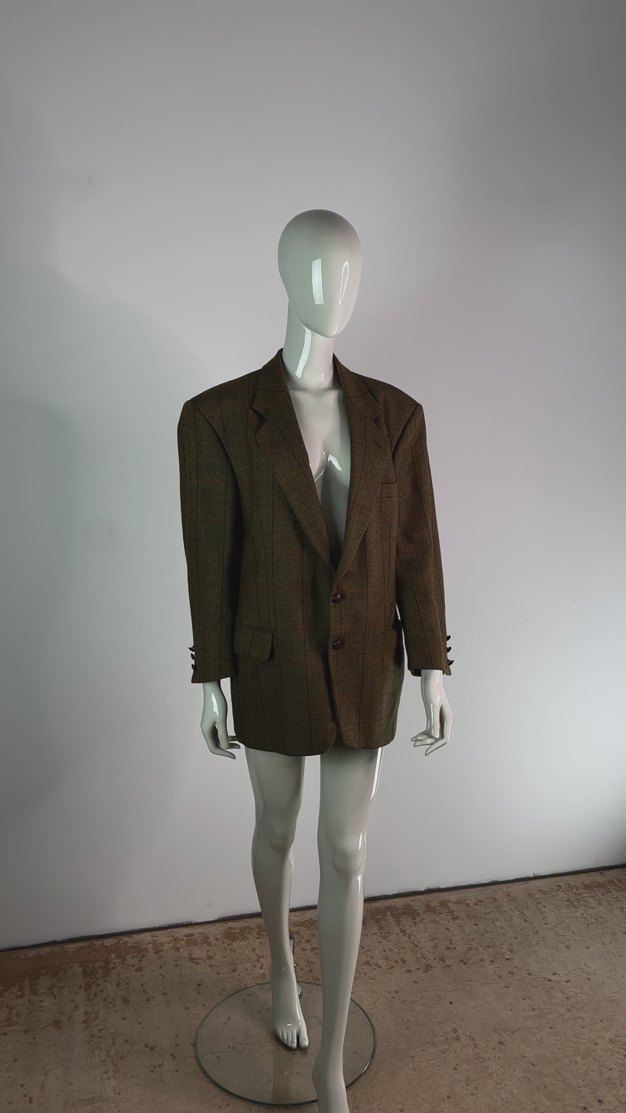OVERSIZED BLAZER BRAUN