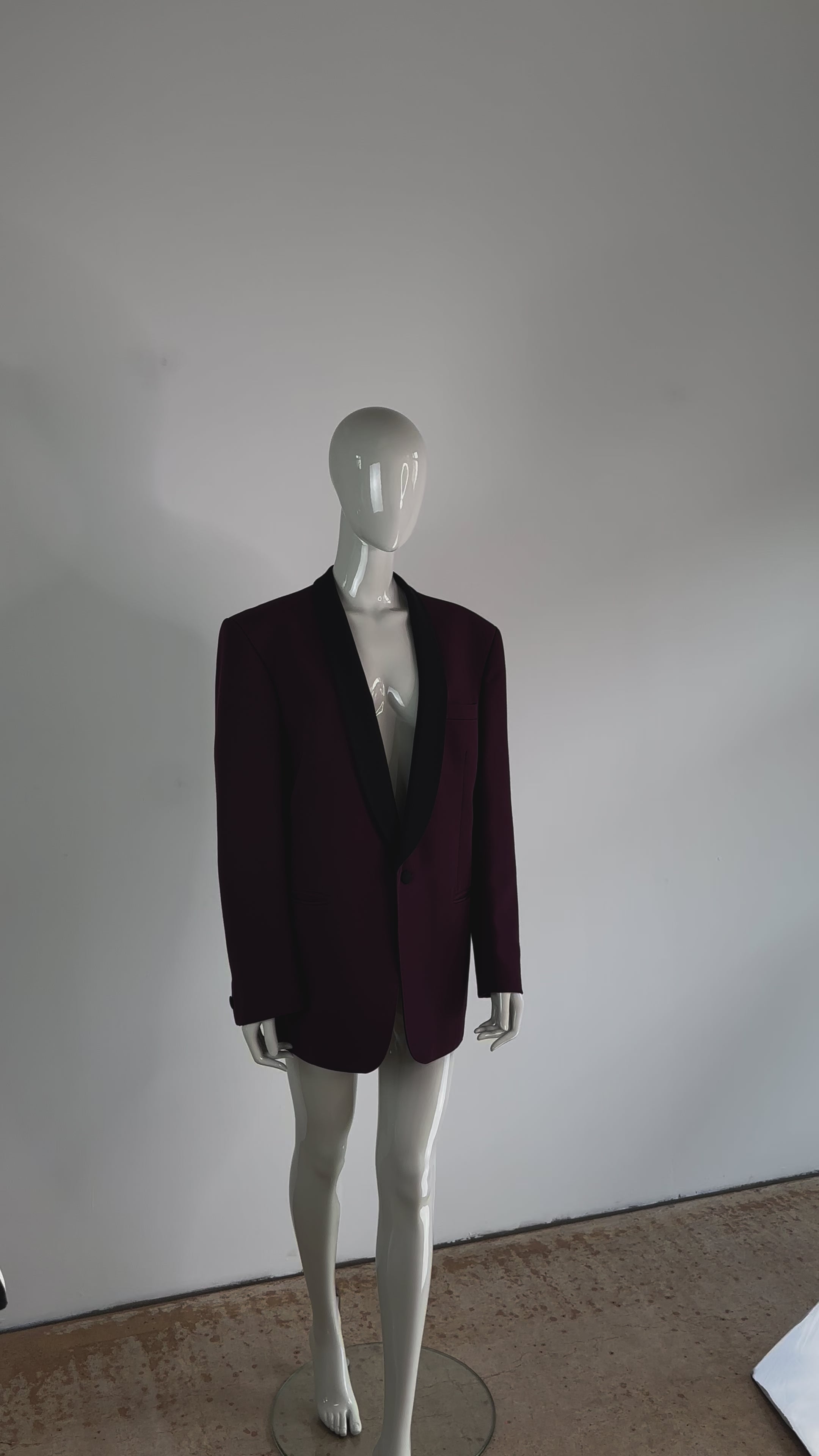 ELEGANTER BLAZER BORDEAUXROT