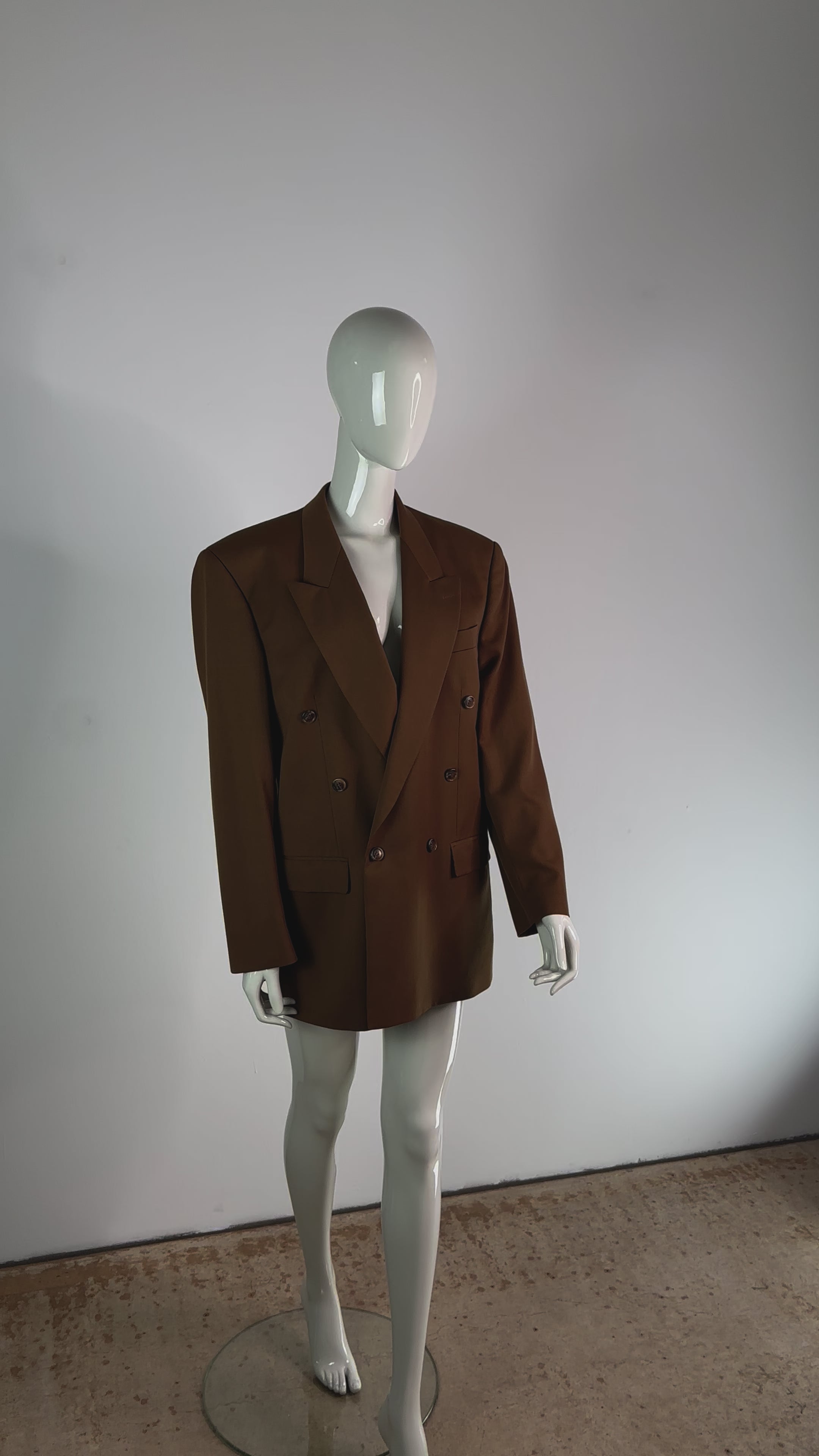 OVERSIZED BLAZER BRAUN