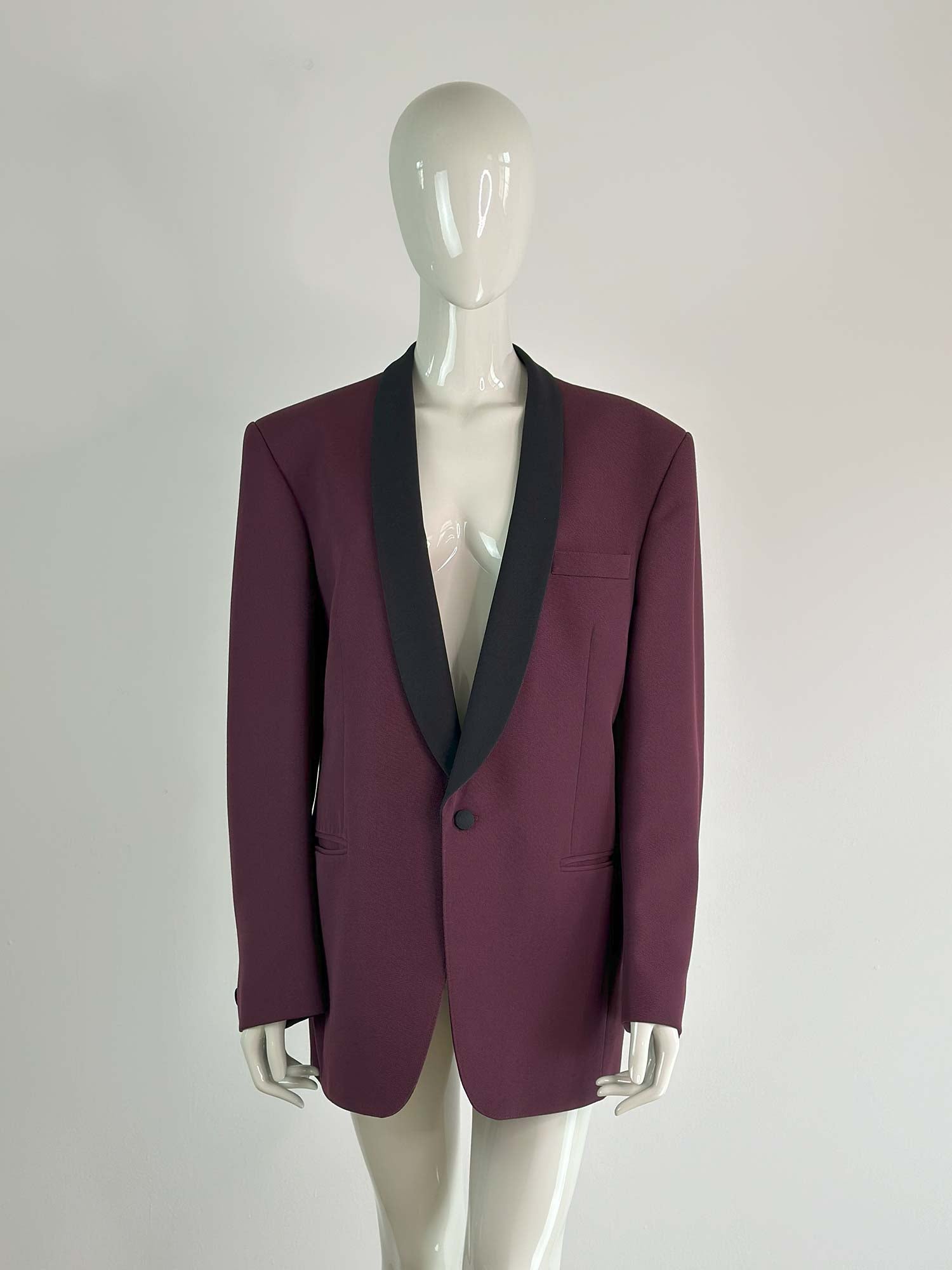 ELEGANTER BLAZER  BORDEAUXROT