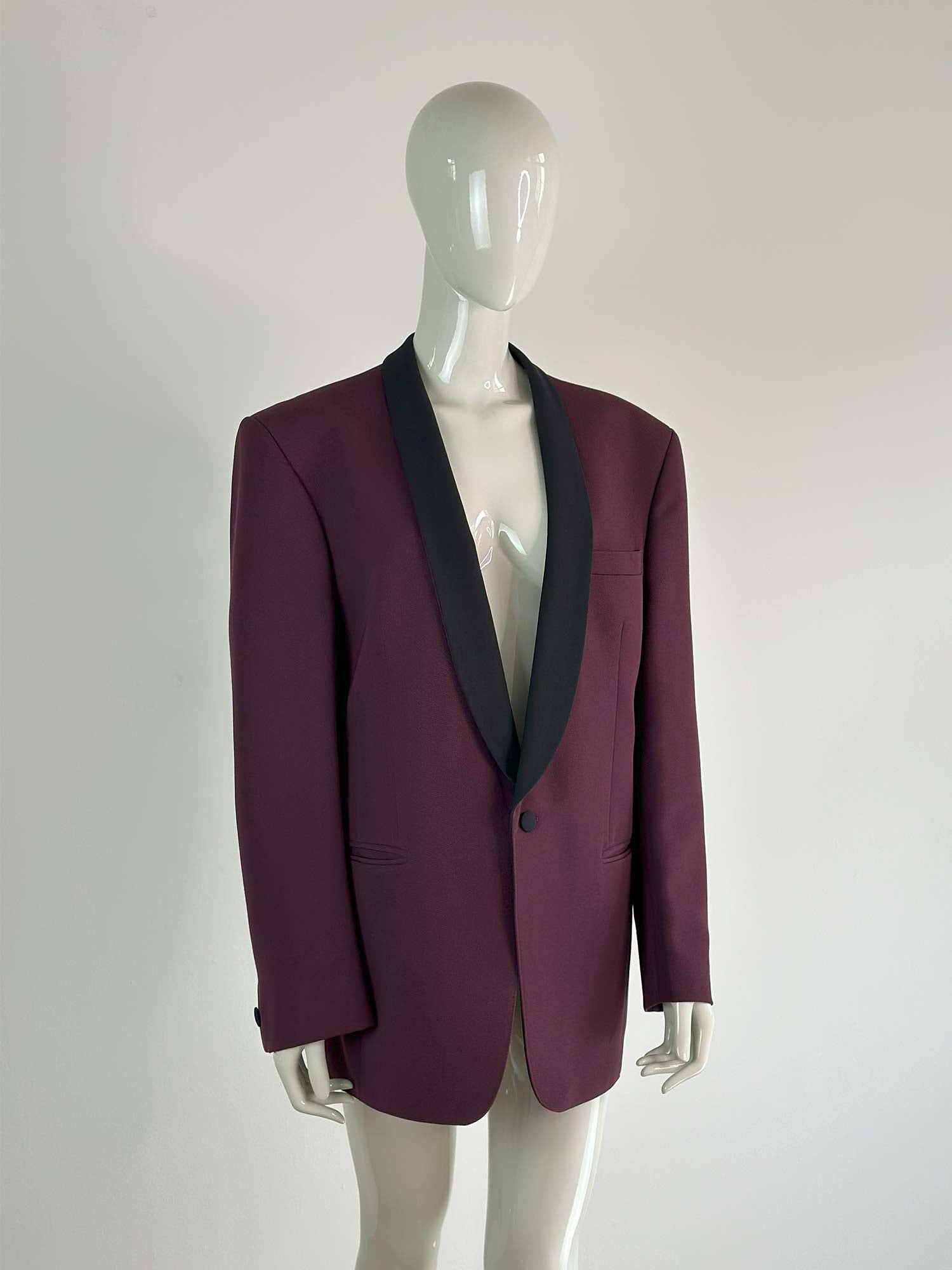 ELEGANTER BLAZER  BORDEAUXROT