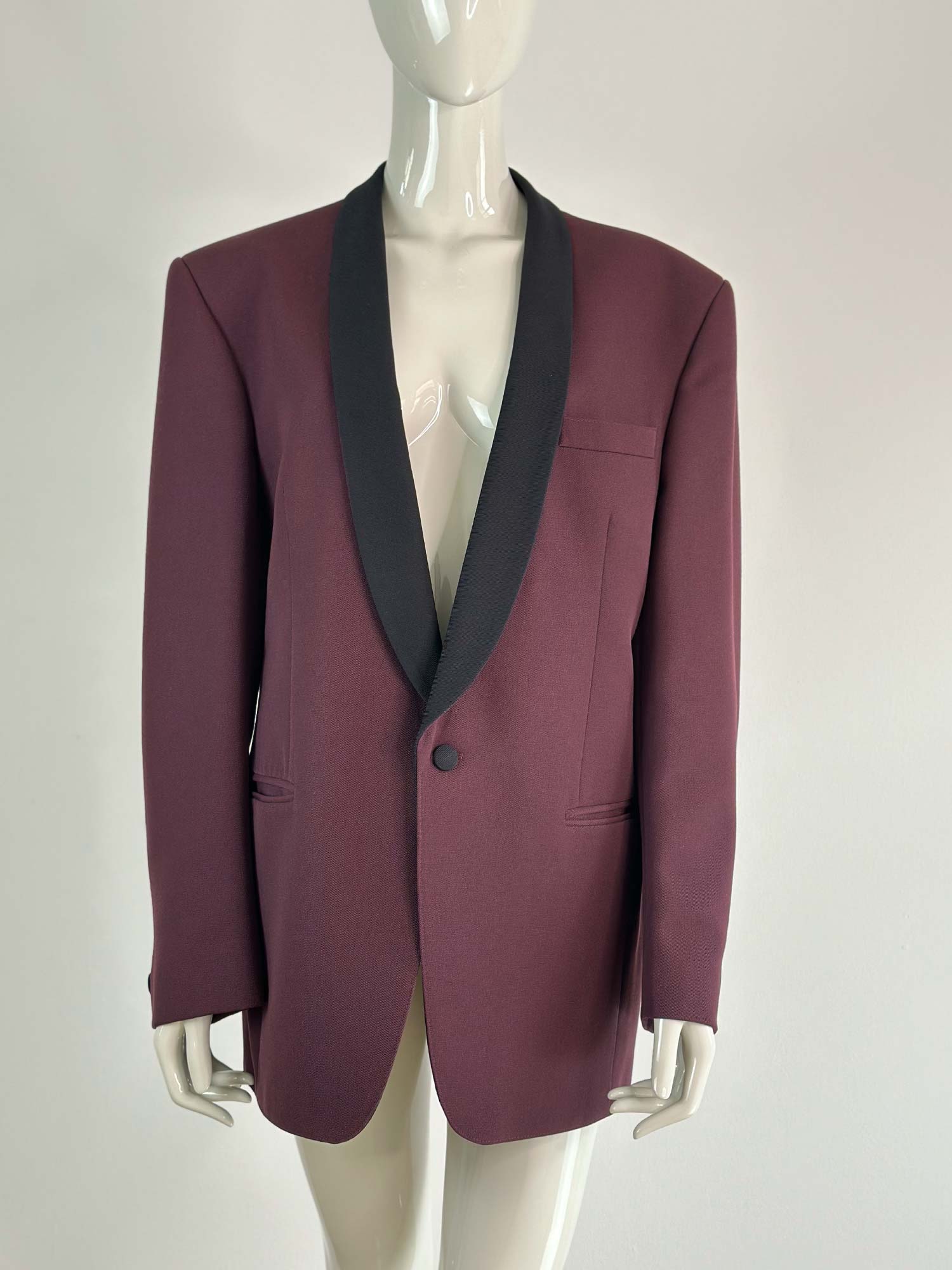 ELEGANTER BLAZER  BORDEAUXROT