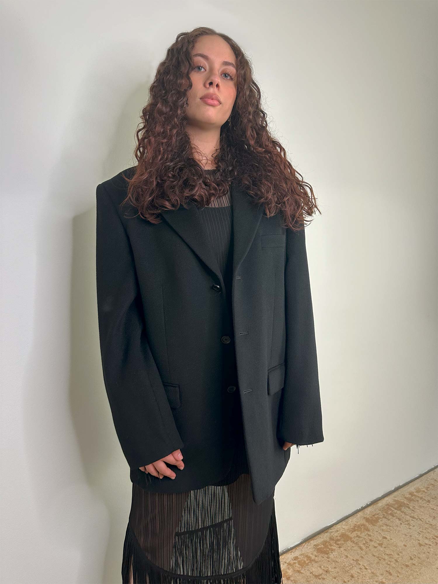 OVERSIZED BLAZER  SCHWARZ