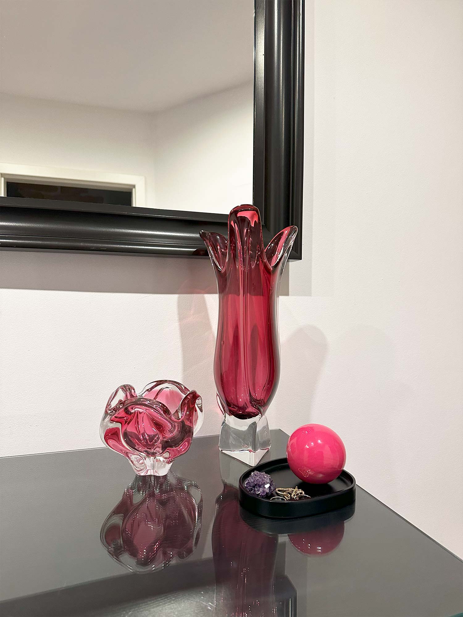 MURANO VASE PINK