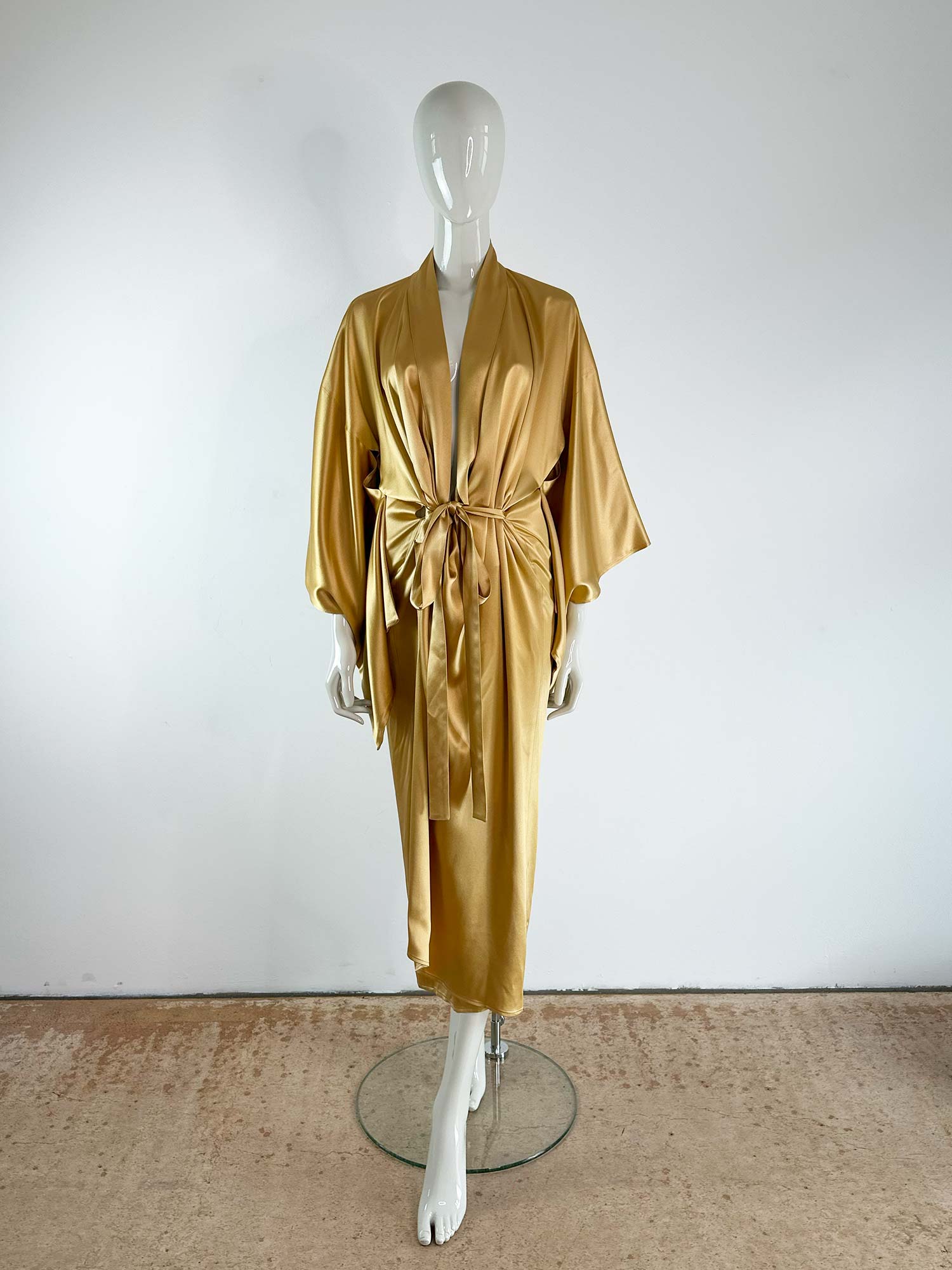 KIMONO DRESS GOLD