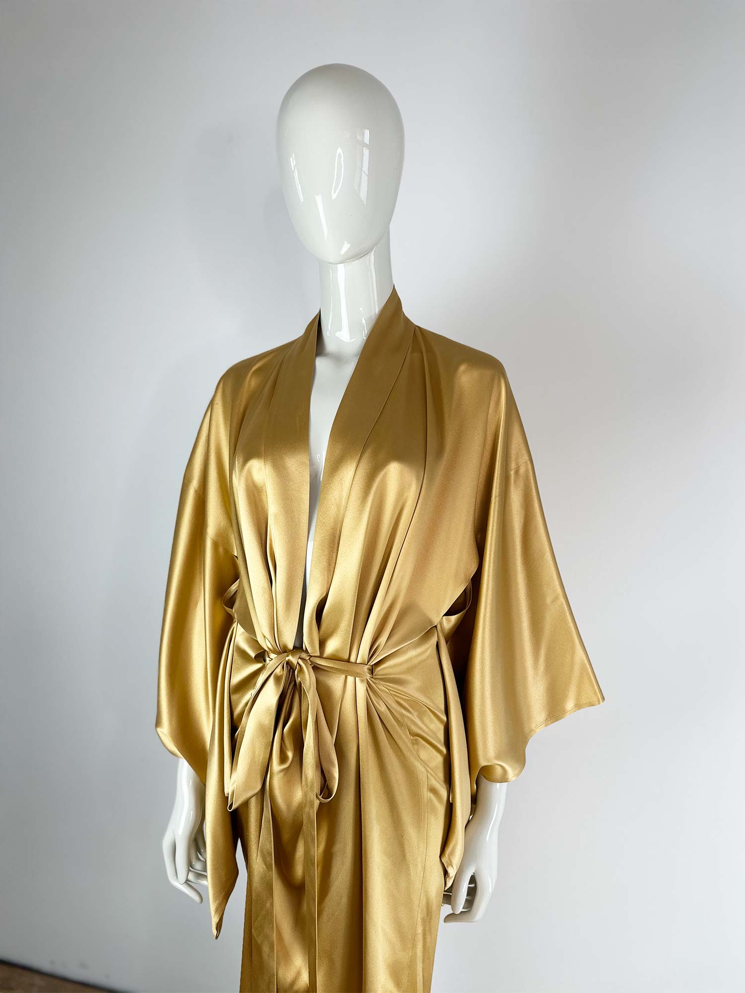 KIMONO DRESS GOLD