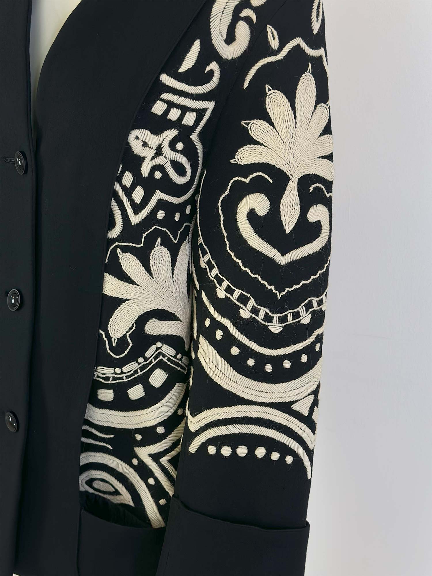 KIMONO/MANTEL SCHWARZ